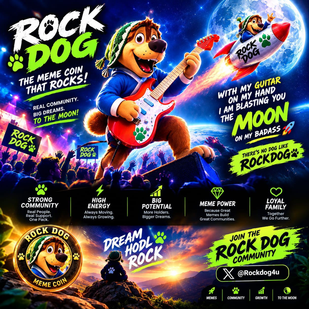 RockDog community artwork